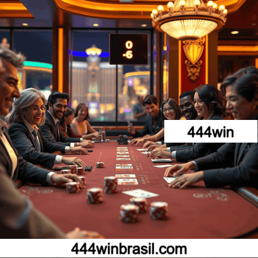 Interface moderna dos jackpots 444WIN